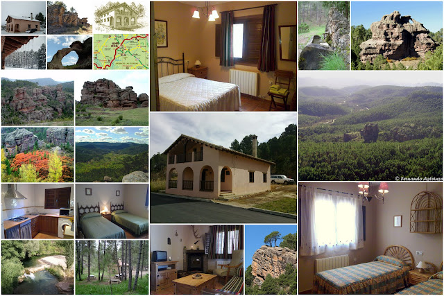 Collage Casa Rural el Rodeno y alrededores