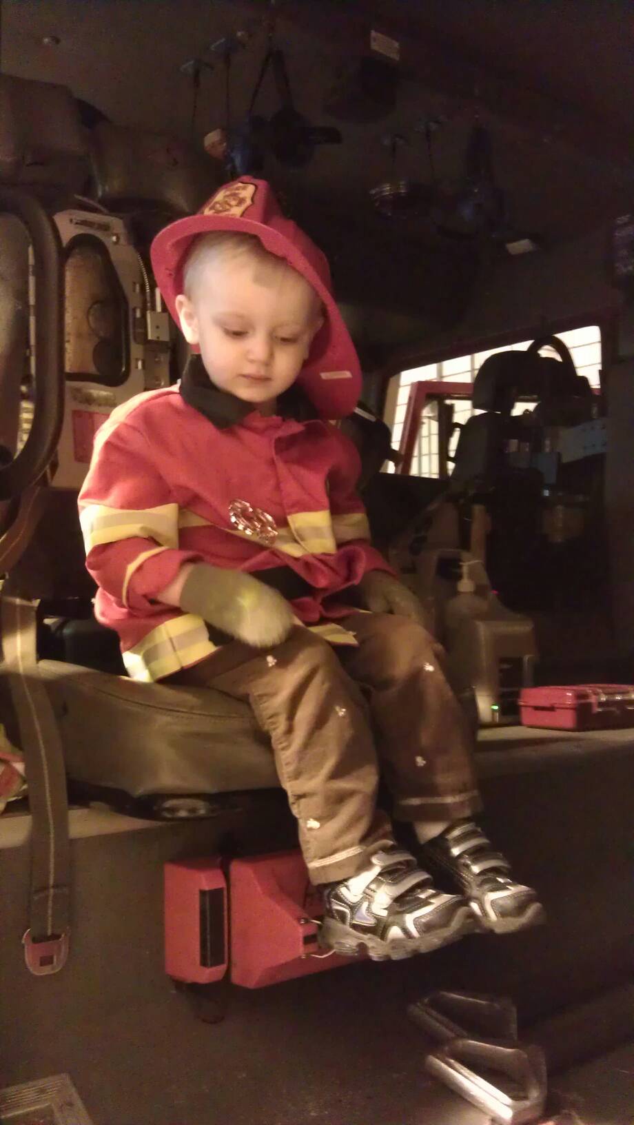 Visit to the fire dept