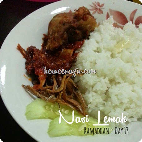 DDHN | Ramadhan ~ Day 13 Nasi Lemak Versi Ummi Ilham