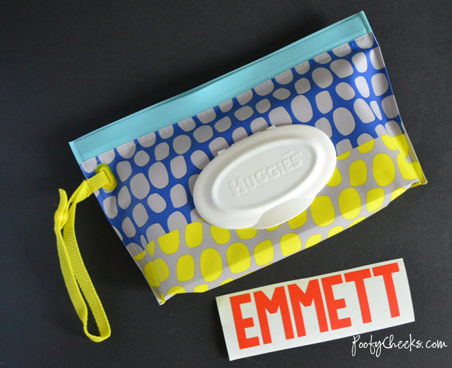 Personalized Baby Wipes Case