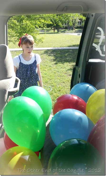 Van Load of Balloons