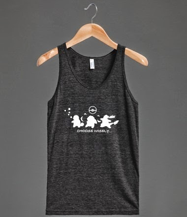 Choose Wisely Pokemon Tank Top from The Doctors Shop Choose Wisely Pokemon Tank Top from The Doctors Shop