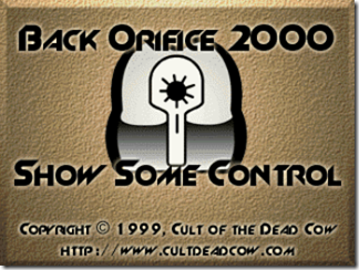 Back Orifice 2000 Back Orifice 2000