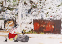 Life or Death,70 X100cm, acrylic, charcoal and digital print on canvas, 2010