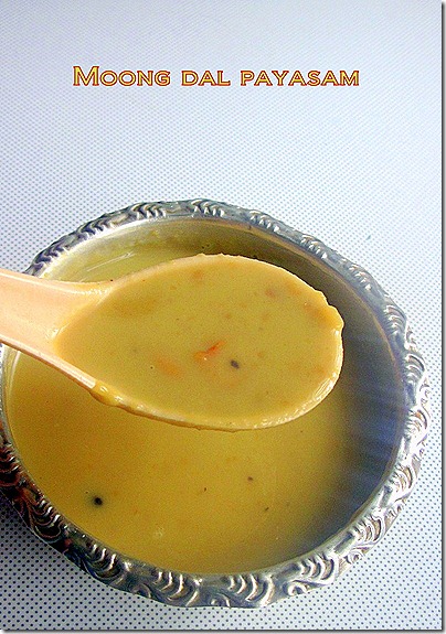Moong dal payasam 1
