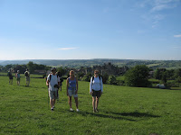 On the moor.