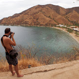 Boat trip from Taganga to nearby Playa Grande with Tom and Caz. 20110512 Taganga