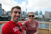 On the ferry out of Darling Harbour
