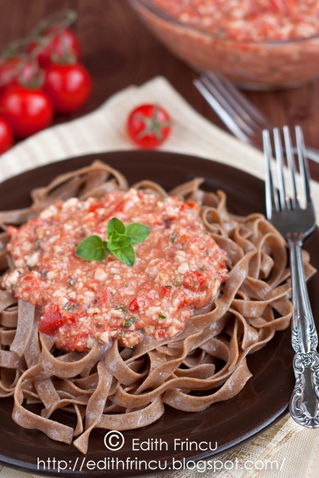 paste cu pesto de rosii