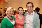 Rebekah Ferreira, Shira Savada with event designer Matthew Robbins. Rebekah Ferreira, Shira Savada with event designer Matthew Robbins.