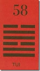 I Ching 58 Tui Alegria I Ching 58 Tui Alegria