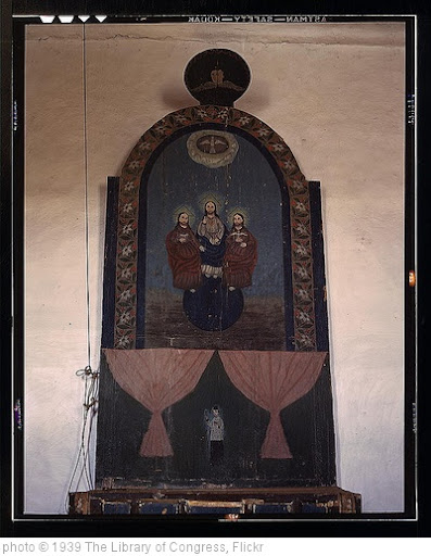 'An altar in the church dedicated to the Trinity, Trampas, N.M. (LOC)' photo (c) 1939, The Library of Congress - license: http://www.flickr.com/commons/usage/