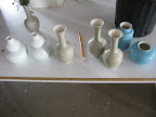 Some adorable vases from Middle Kingdom. They come in such great shapes and colors.