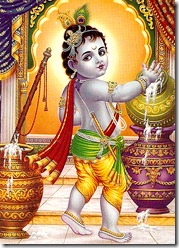 Krishna in Vrindavana