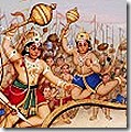 Vanaras fighting for Rama