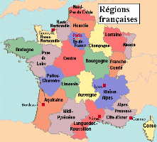 les 22 Regions Françaises