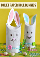 Toilet Paper Roll Bunnies