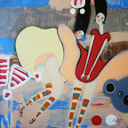 "GROWING" 60x60 (oil/acrylic on canvas)