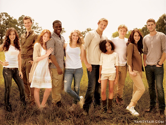 The Hunger Games cast photo