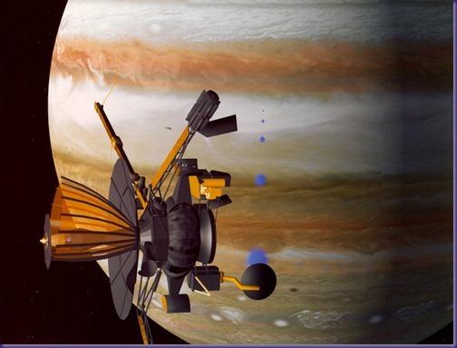 galileo spacecraft arrival at Jupiter