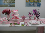 Our Flutters of Romance theme is one of my favorite weddings in our weddings program at Sandals. Here is the cake, small cupcakes, and bouquet -- a combination of two popular trends -- butterflies & pink!!!