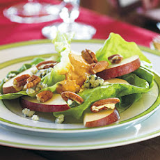 Sliced Pears with Rémoulade Dollop