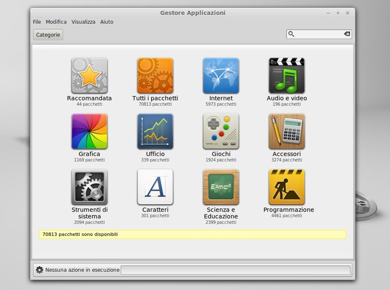 Linux Mint 17 Qiana Cinnamon - Gestore Applicazioni