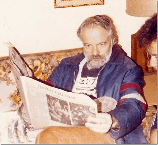 Philip K. Dick lendo sobre Blade Runner Philip K. Dick