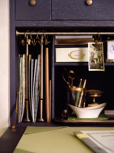 Tension rods can serve as file dividers.