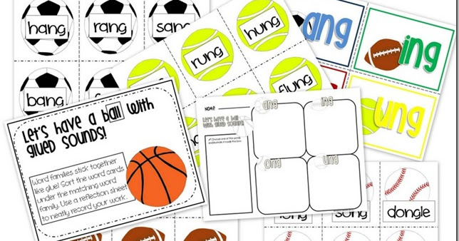 Classroom Freebies Too: -ng Word Families Sort