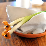 Poireaux aux racines frites
