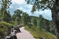 Beautiful mountain pathways