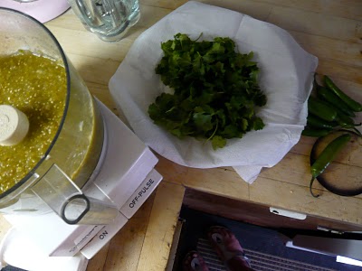 Making Salsa Verde
