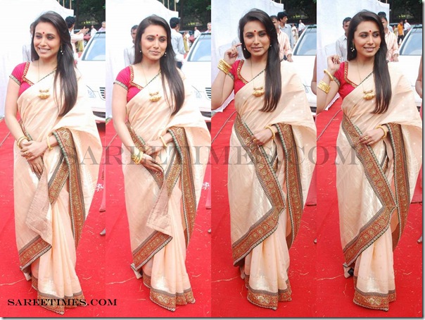 Rani_Mukherjee_Gold_Designer_Saree