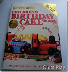 Birthday Cake Book