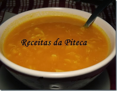 Sopa de ovo (outra versão)-perto Sopa de ovo (outra versão)-perto