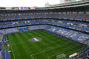 The Real Madrid stadiumSantiago Bernabeu!