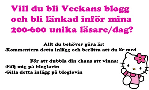 veckans blogg