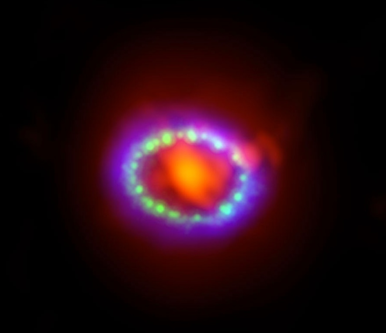 remanescente da supernova SN 1987A
