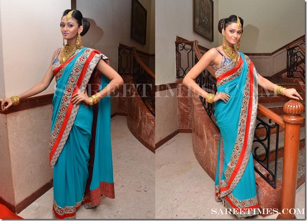 Blue_Designer_Saree_Shruti_Sancheti