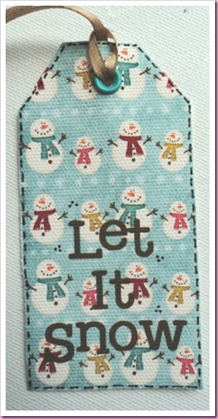 Let It Snow Canvas Tag 1 Let It Snow Canvas Tag 1