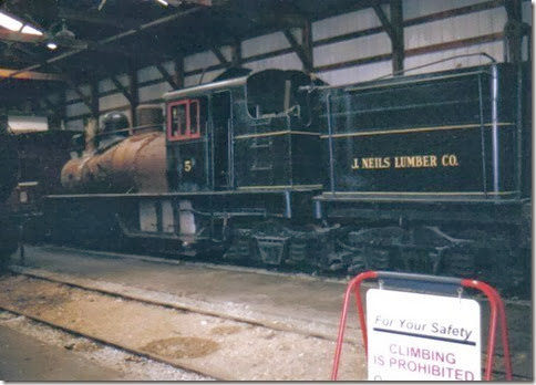 J. Neils Lumber Company #5 at the Illinois Railway Museum on May 23, 2004