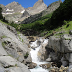 Le rio Cinca dans la vallée de Pinéta Le rio Cinca dans la vallée de Pinéta