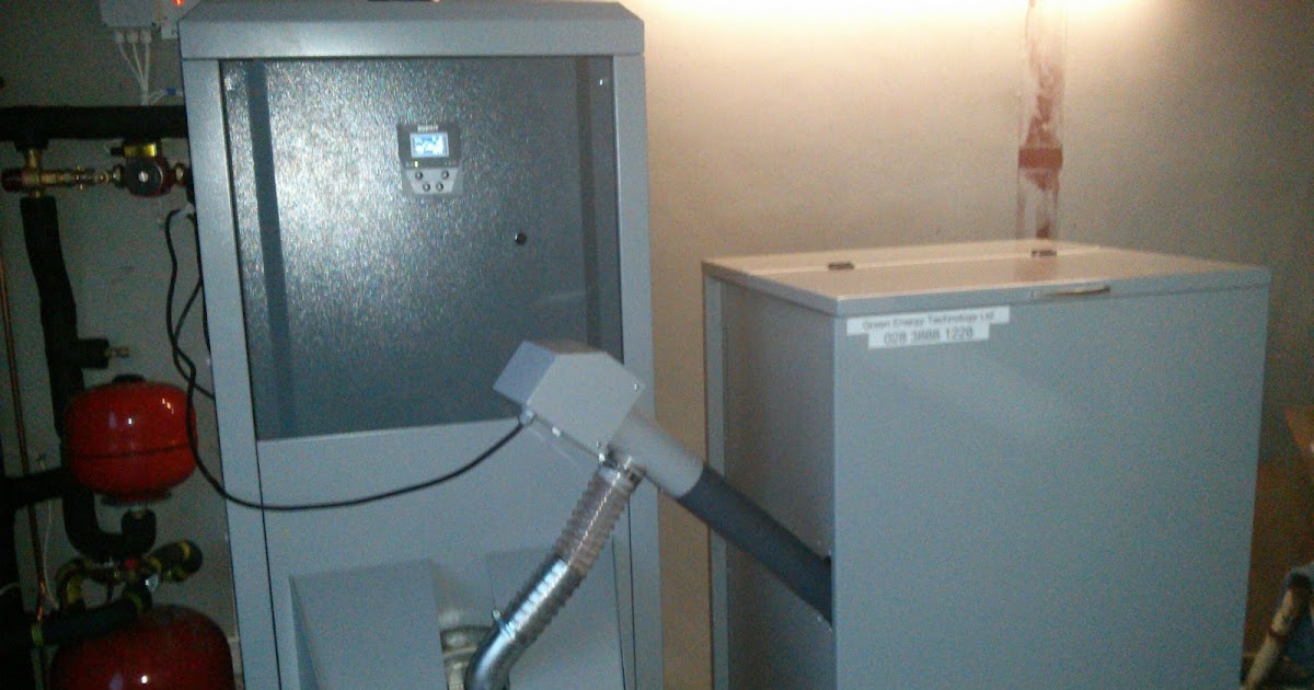 Green Energy Technology 40kw wood pellet boiler installation