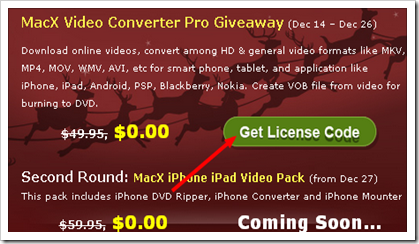 MacX Video Converter Pro Giveaway MacX Video Converter Pro Giveaway