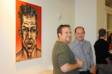 Guests at the opening reception of 
FolkloRican: The Art of Pepe Villegas
at NYU Wagner