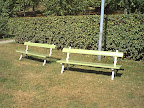 Two benches in the park