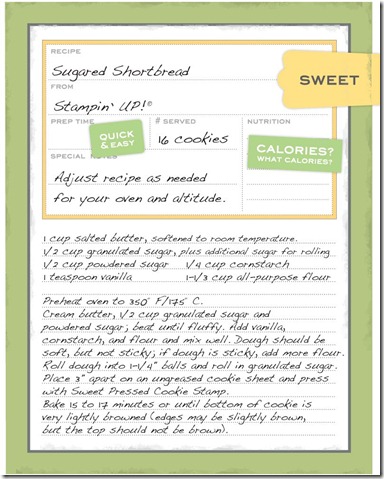 sugared shortbread