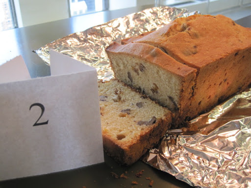 Number 2, made with King Arthur Gluten-Free multi-purpose flour was lighter and easier to slice.