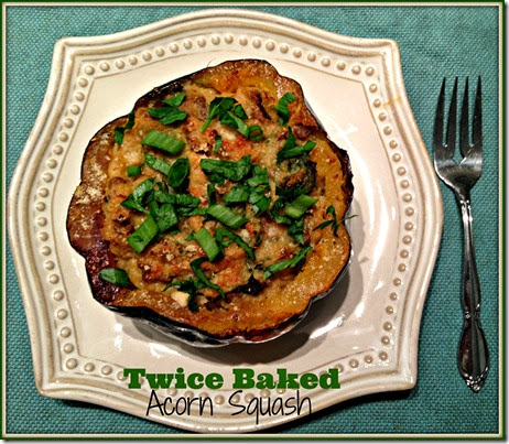 twice baked acorn squash